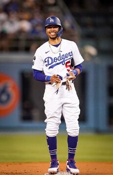 Youth Nike Mookie Betts Gray Los Angeles Dodgers Player