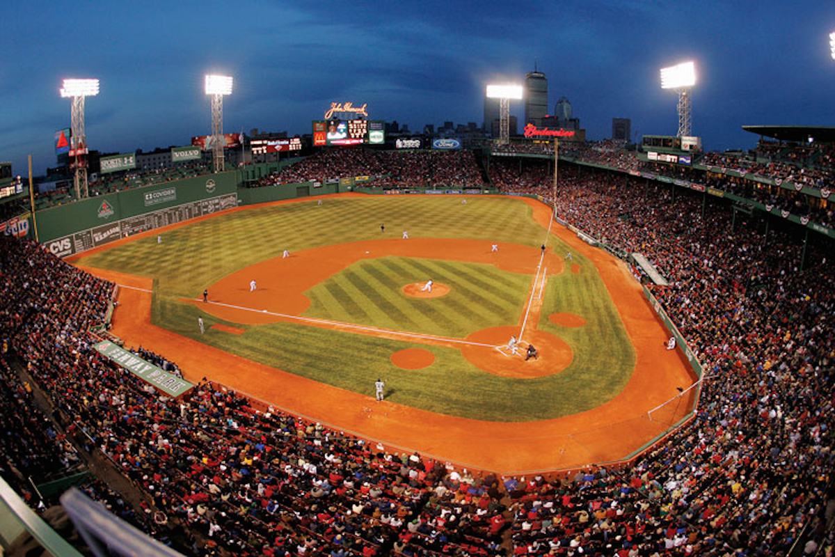 Boston Red Sox Ballpark Map Fenway Park MLB Stadium Map 