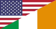 Irish-american flag