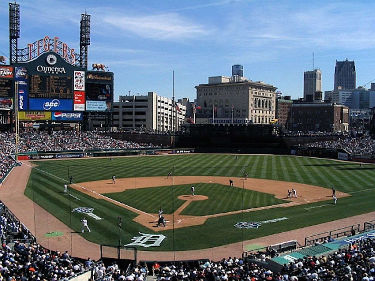 Retired Numbers, Comerica Park, Detroit, Michigan, Comerica…