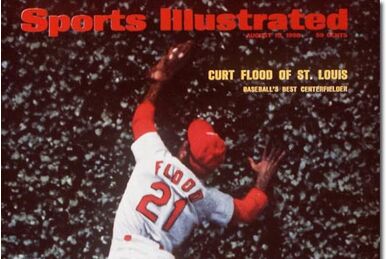 St. Louis Cardinals Curt Flood Sports Illustrated Cover Poster by Sports  Illustrated - Sports Illustrated Covers