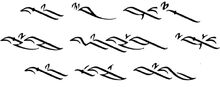 WARFRAME TENNO OROKIN ALIEN LANGUAGE FONT