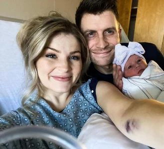 Chad, Erin, and baby Finley.