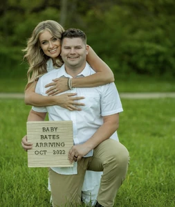 Pregnancy announcement.