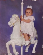 Michaela as a baby