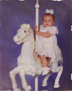 Michaela as a baby.