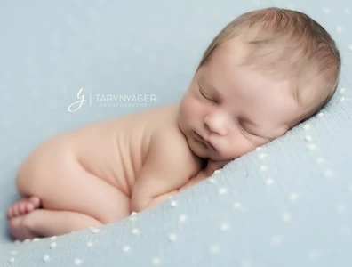 Carson as a newborn.