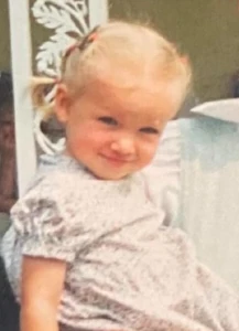 Esther as a child.
