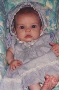 Alyssa as a baby.