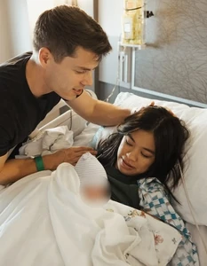 Tiffany, Lawson and baby Theodore.