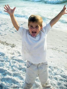 Isaiah as a child.