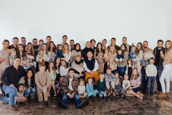 The Bates Family in March 2022.