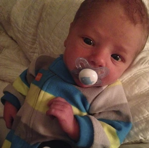 Bradley as a newborn.