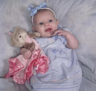 Callie-Anna as a baby.