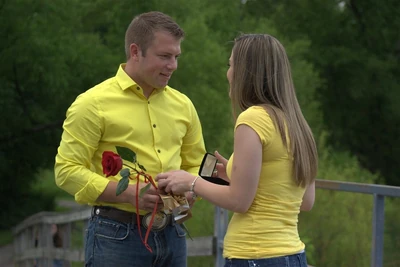 Zach asking Whitney to court.