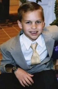 Kelton as a child.