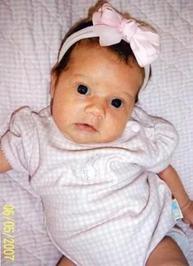 Ellie as a baby.