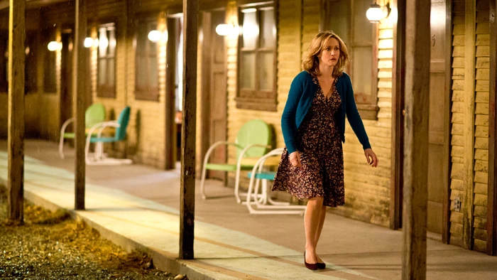 Norma follows Shelby, terrified that he'll discover his former captive, Jiao, in her room. Norma tries to explain away the noise by telling Shelby one of the painters is staying over, but he doesn't buy it. Shelby knocks on the door, and eventually Jiao answers.