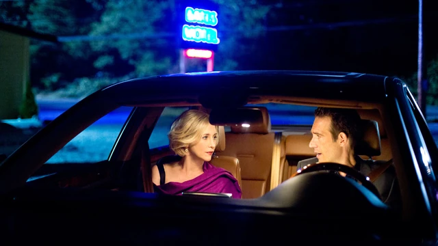 After an awkward dinner, George drops Norma off at home.