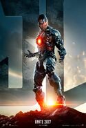 Justice League - Movie Poster (Cyborg)