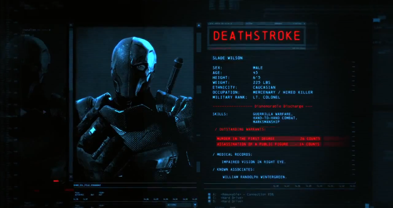 DeathStroke, Batman Arkham City Lockdown Wiki