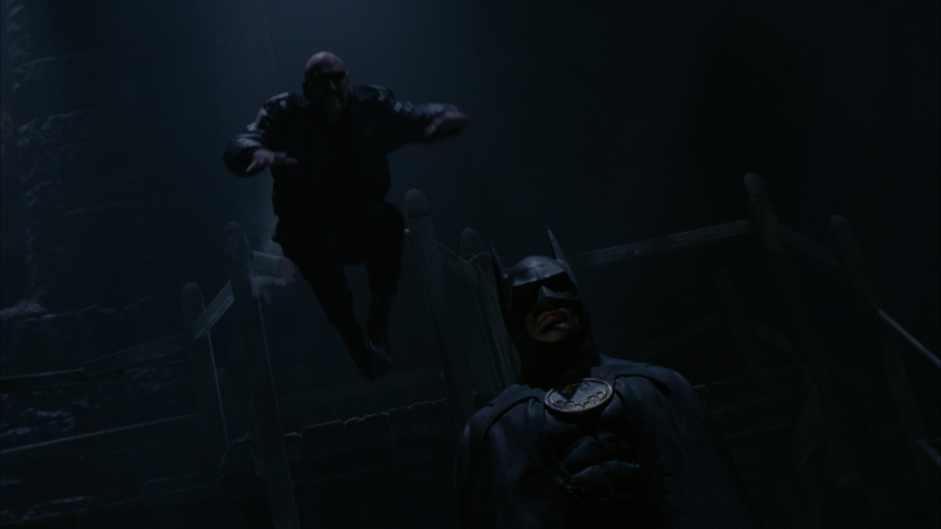 Is the guy who (literally) gets the drop on Batman, only to fall through  the floor, the most INTENTIONALLY funny moment of any Batman film? |  ResetEra