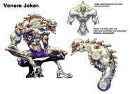 Concepts (character study) of Titan Joker by character artist Carlos D'Anda.