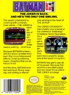 Back cover of NES version