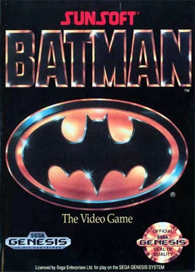Batman Sunsoft Sega Mega Drive MD Japan Officiel Sans Notice