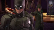 Batman fights Riddler on the Virago
