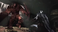 Batman faces Clayface in his true form