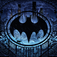 Batman Returns chest emblem was also used on Mondo's 25th anniversary vinyl release of the score