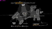 In-game map of Arkham Asylum