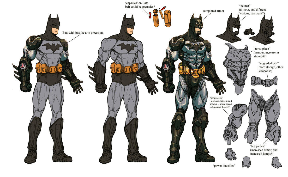 arkham city armored batsuit