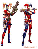 Harley Quinn concept art