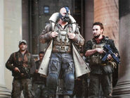 Bane, Barsad, and the League's forces at Gotham City Hall