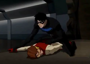 Nightwing captures Impulse