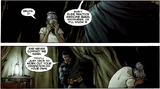 There was a brief riff between Leslie and Bruce when the former faked Stephanie Brown's death in an effort to protect her.