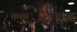 Two-Face takes his revenge.