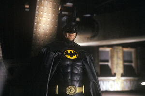 1989 Michael Keaton Batsuit Rooftop