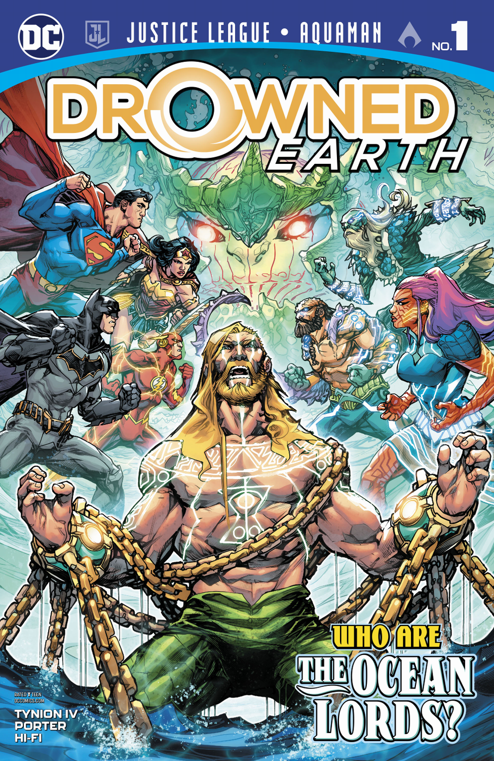 rodear Político Pegajoso Justice League/Aquaman: Drowned Earth Vol.1 1 | Batpedia | Fandom