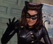 Lee Meriwether brandishing her claws