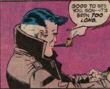 An aged Bruce Wayne of Earth-Two as the Gotham City Police Commissioner.