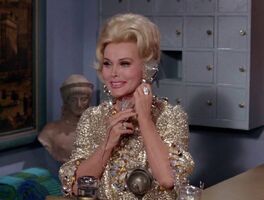 Zsa Zsa Gabor (1917–2016), as Minerva (Batman 1960s series)