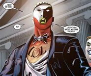 The Joker King making his appearance to his followers.