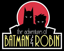Adventures of Batman & Robin box logo