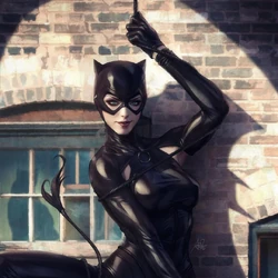 weiblicher Kupferkopf Batman