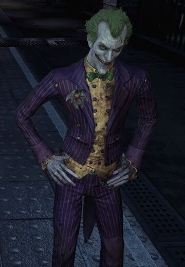 joker without makeup arkham city