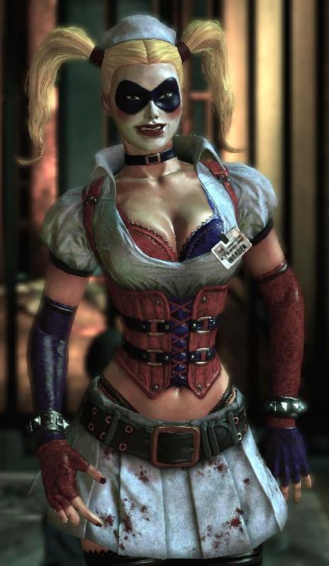 arkham city harley quinn drawing