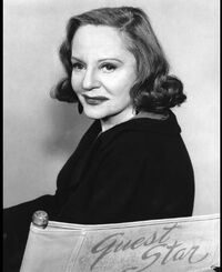 Tallulah Bankhead (1902-1968), as Black Widow (Batman 1960s series)